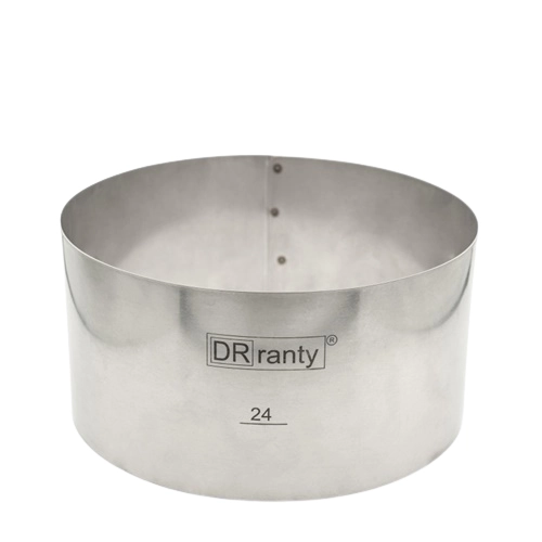 Opaska rant stały obręcz do tortu ciasta forma średnica 24cm wysokość 12cm Dorosiowe Ranty